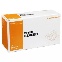 OPSITE Flexigrid transp.obvaz na rány 8x10 cm sterilní, 100 ks