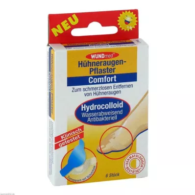 HÜHNERAUGENPFLASTER Hydrokoloid Comfort, 6 ks HÜHNERAUGENPFLASTER Hydrokoloid Comfort, 6 ks