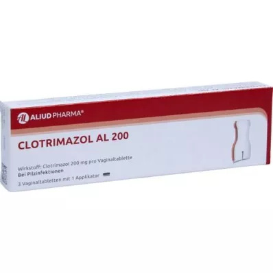 CLOTRIMAZOL AL 200 vaginálních tablet, 3 ks