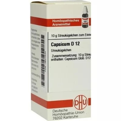 CAPSICUM D 12 globulí, 10 g