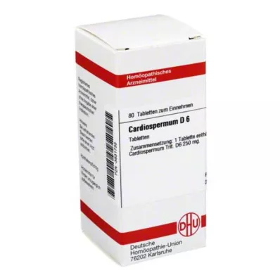 DHU Cardiospermum D 6 tablet, 80 ks