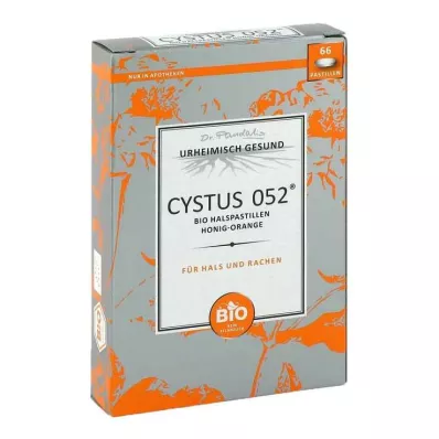 CYSTUS 052 Bio pastilky do krku Medový pomeranč, 66 ks CYSTUS 052 Bio pastilky do krku Medový pomeranč, 66 ks