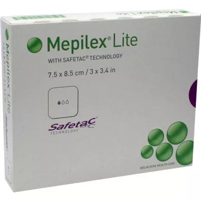 Mepilex Lite pěnový obvaz 7,5x8,5cm sterilní, 5 ks