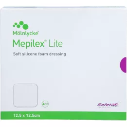 MEPILEX Pěnový obvaz Lite 12,5x12,5 cm sterilní, 5 ks