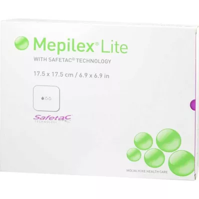 Mepilex Lite pěnový obvaz 17,5 x 17,5 cm sterilní, 5 ks