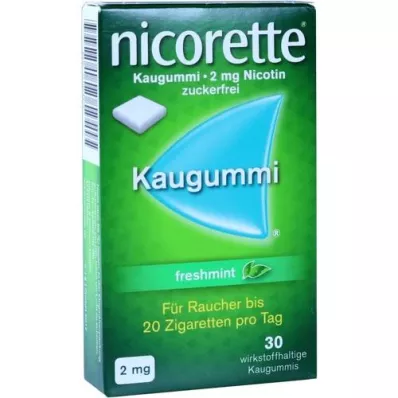 NICORETTE 2 mg žvýkačky s čerstvou mátou, 30 ks