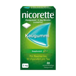 NICORETTE 2 mg žvýkačky s čerstvou mátou, 30 ks