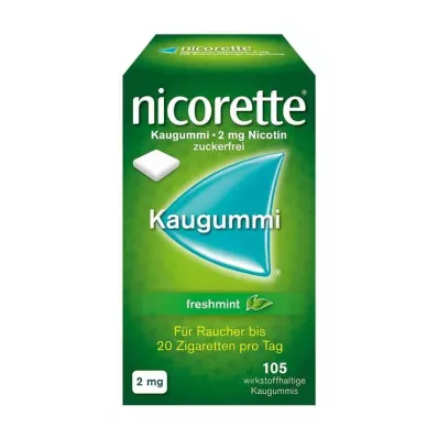 NICORETTE 2 mg žvýkačky s čerstvou mátou, 105 ks
