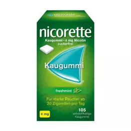 NICORETTE 4 mg žvýkačky s čerstvou mátou, 105 ks