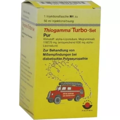 THIOGAMMA Turbo Set Pur injekční lahvičky, 50 ml