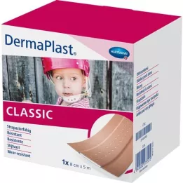 DERMAPLAST CLASSIC Sádra na rány 8 cmx5 m, 1 ks