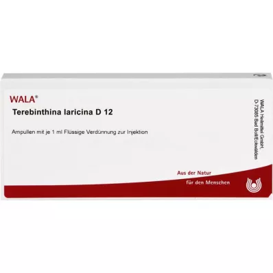 TEREBINTHINA LARICINA D 12 ampulí, 10X1 ml