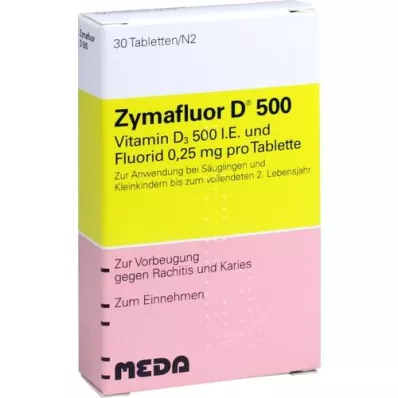 ZYMAFLUOR D 500 tablet, 30 ks
