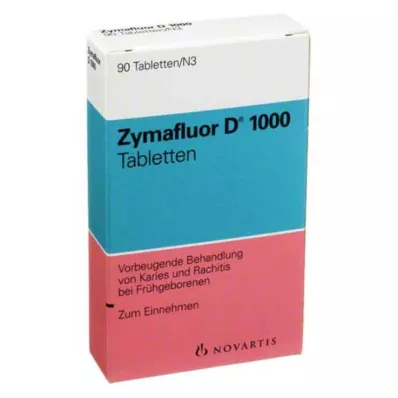 ZYMAFLUOR D 1 000 tablet, 90 ks