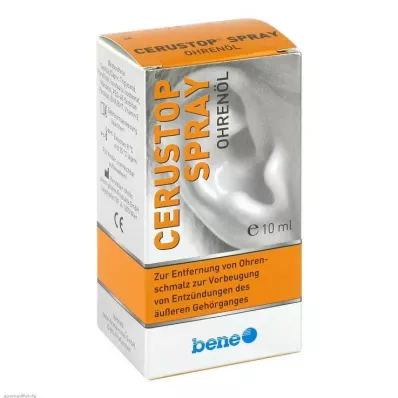 CERUSTOP Ušní olej ve spreji, 10 ml