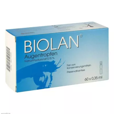 BIOLAN Oční kapky, jednodávkové pipety, 60X0,35 ml BIOLAN Oční kapky, jednodávkové pipety, 60X0,35 ml