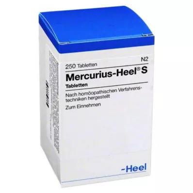 MERCURIUS HEEL Tablety S, 250 ks