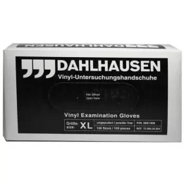 VINYL Rukavice nepudrované velikost XL, 100 ks