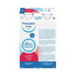 FRESUBIN ENERGY DRINK Láhev na jahodový nápoj 6X4X200 ml