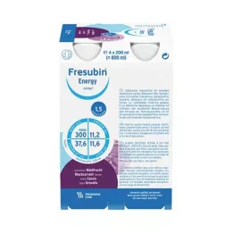 FRESUBIN ENERGY DRINK Láhev na pití s lesním ovocem, 4x200 ml