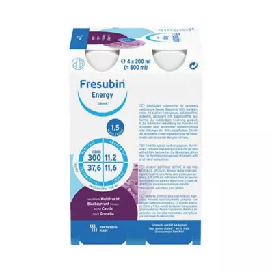 FRESUBIN ENERGY DRINK Láhev na nápoj z lesního ovoce 6X4X200 ml