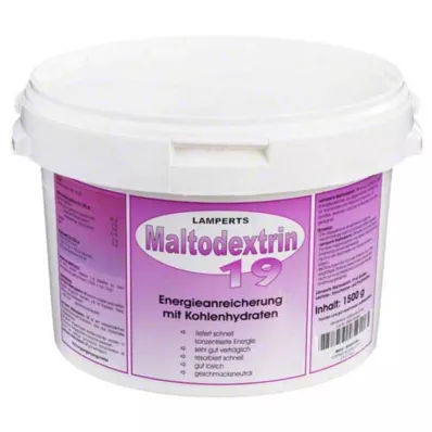 MALTODEXTRIN 19 Lampertsův prášek, 1500 g MALTODEXTRIN 19 Lampertsův prášek, 1500 g