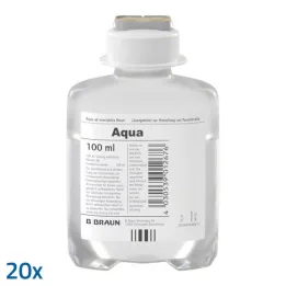 AQUA AD injectabilia Ecoflac Plus injekční roztok, 20X100 ml