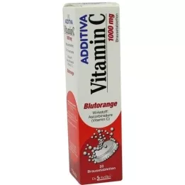 ADDITIVA Vitamin C Blood Orange šumivé tablety, 20 ks