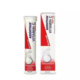 ADDITIVA Vitamin C Blood Orange šumivé tablety, 20 ks