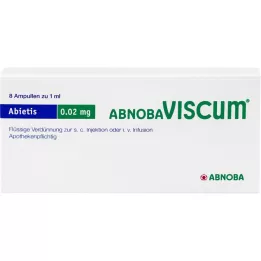 ABNOBAVISCUM Abietis 0,02 mg ampule, 8 ks