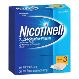 NICOTINELL 7 mg/24hodinová náplast 17,5 mg, 7 ks