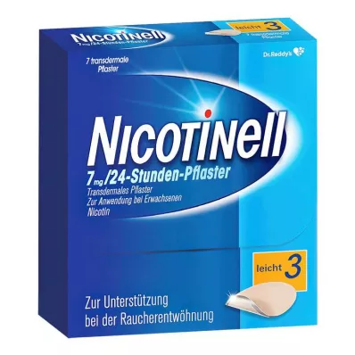 NICOTINELL 7 mg/24hodinová náplast 17,5 mg, 7 ks