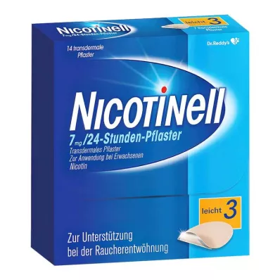NICOTINELL 7 mg/24hodinová náplast 17,5 mg, 14 ks