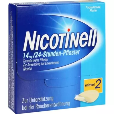 NICOTINELL 14 mg/24hodinová náplast 35 mg, 7 ks