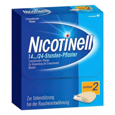 NICOTINELL 14 mg/24hodinová náplast 35 mg, 7 ks