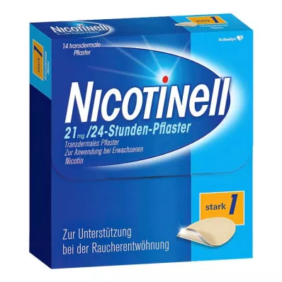 NICOTINELL 21 mg/24hodinová náplast 52,5 mg, 14 ks