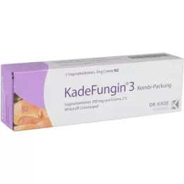 KADEFUNGIN 3 combip.20 g krému+3 vaginální tablety, 1 ks