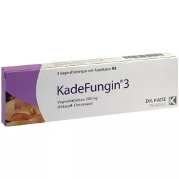 KADEFUNGIN 3 vaginální tablety, 3 ks