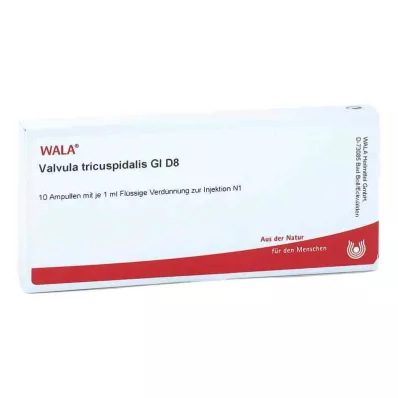 VALVULA tricuspidalis GL D 8 ampulí, 10X1 ml