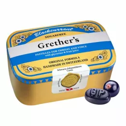 GRETHERS Černý rybíz Silver zf.Past.tin, 440 g
