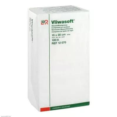 VLIWASOFT Kompresy z netkané textilie 10x20 cm nesterilní 4l., 100 ks