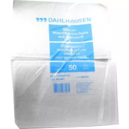 WASCHHANDSCHUHE Fleece 14,5x22 cm, 50 ks