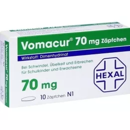 VOMACUR 70 čípků, 10 ks