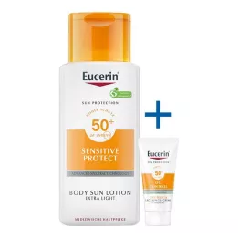 EUCERIN Opalovací mléko extra light LSF 50, 150 ml