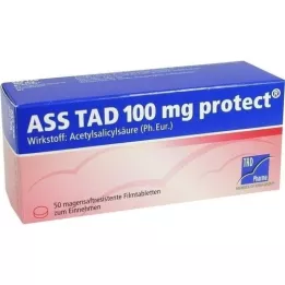 ASS TAD 100 mg chránit enterální potahované tablety, 50 ks