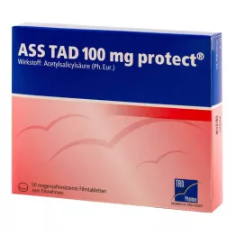 ASS TAD 100 mg chránit enterální potahované tablety, 50 ks