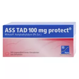 ASS TAD 100 mg chránit enterální potahované tablety, 100 ks