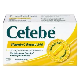 CETEBE Vitamin C kapsle s pomalým uvolňováním 500 mg, 30 ks