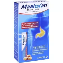 MAALOXAN 25 mVal Liquid, 10X10 ml