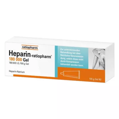 HEPARIN-RATIOPHARM 180 000 I.U. gel, 100 g